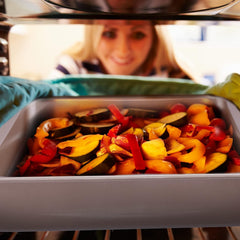 Relaxdays pekáč, nepřilnavý, 4 litry, uhlíková ocel, hnědé Formy a pečící plechy Naty Shop