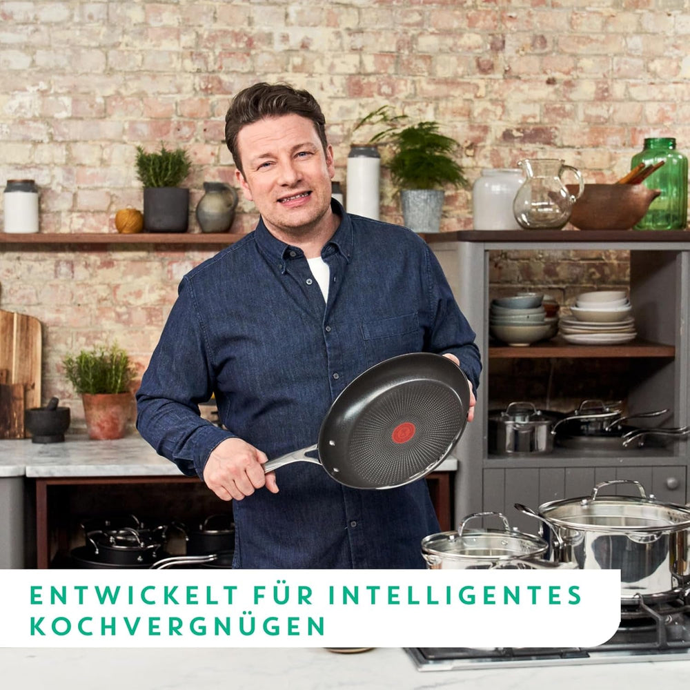 Tefal Jamie Oliver Cook'S Direct, nepřilnavý, vhodný na indukci, hrnce a pánve vhodné do trouby Naty Shop