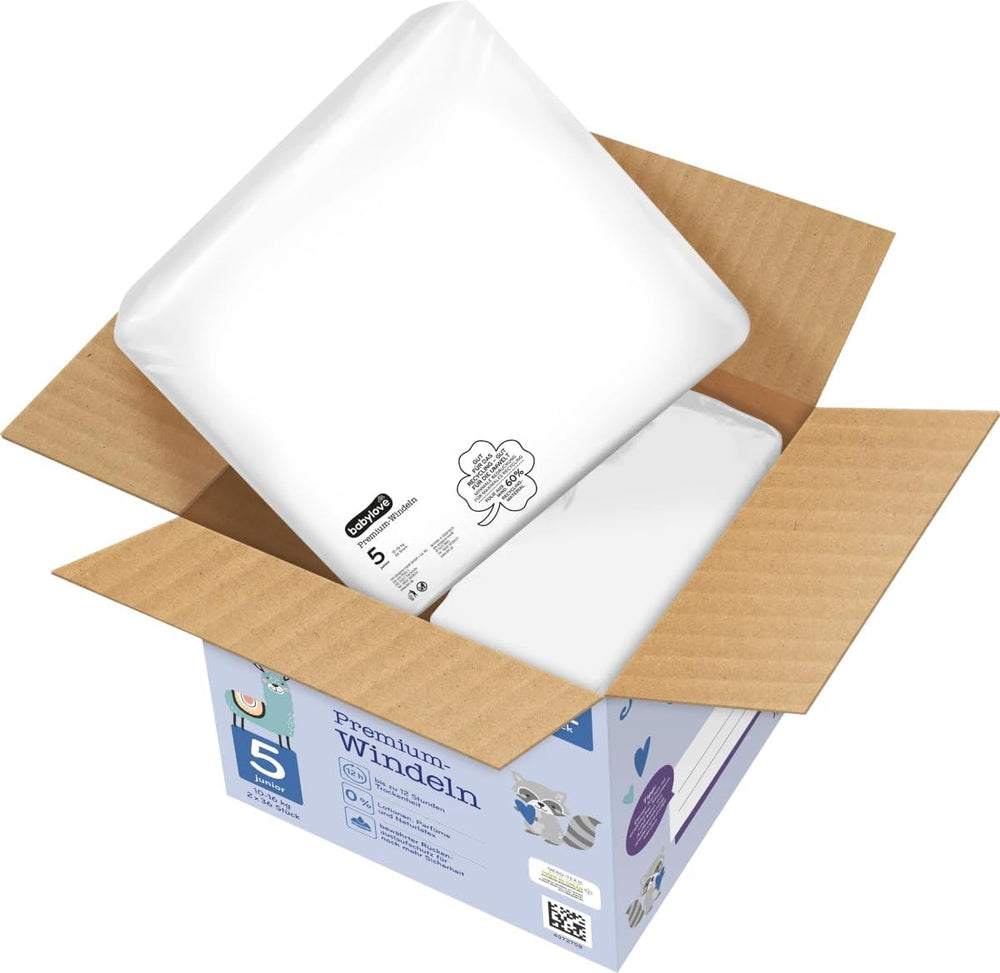 Pleny Premium Active Plus, velikost 5, Junior 12-25 kg, Jumbo pack, 2 x 36 kusů, 72 kusů