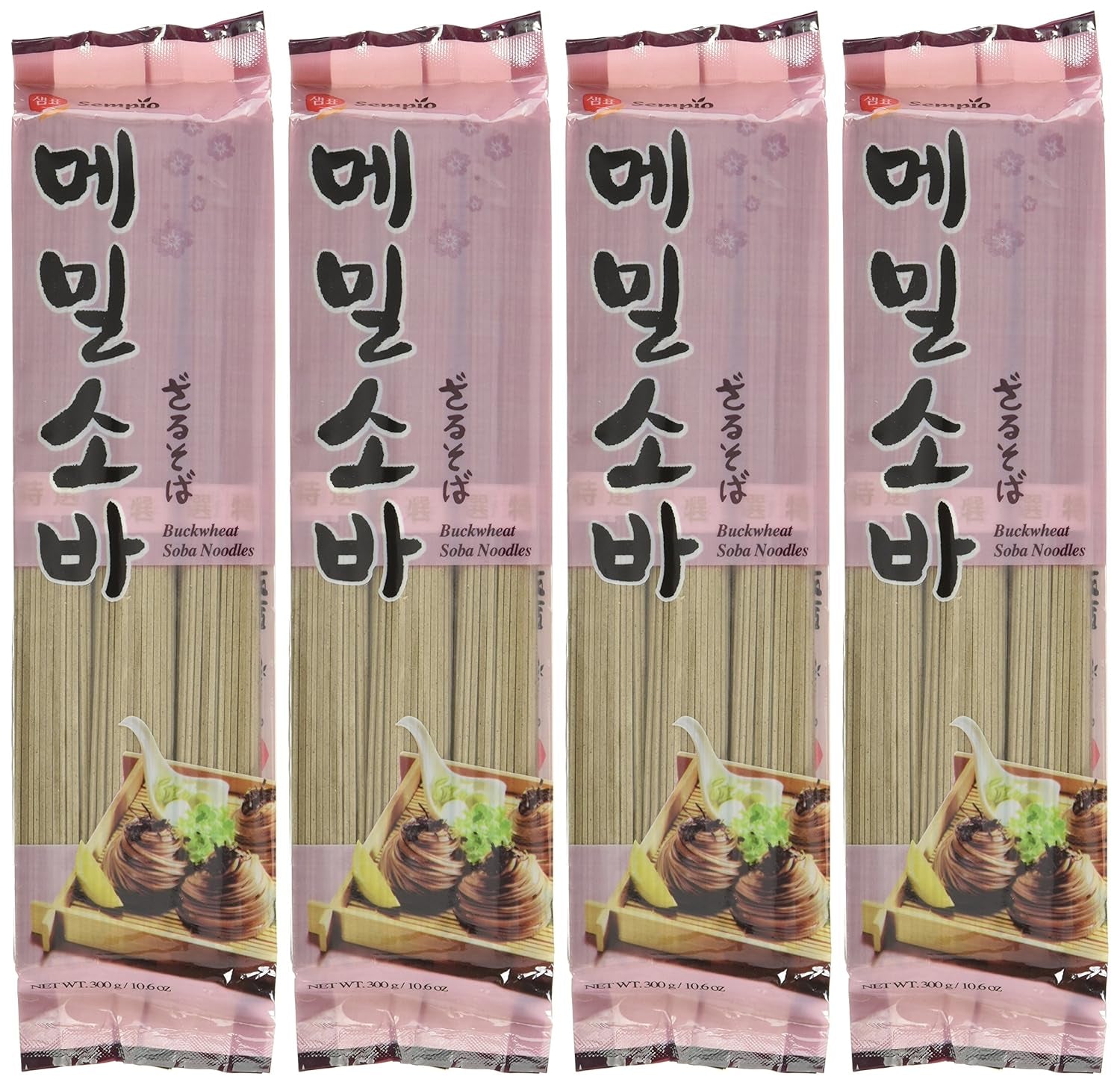 Pohankové nudle Sempio (sporák), balení 4 ks (4 x 300 g)