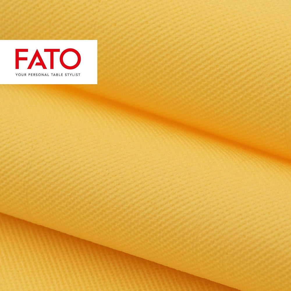 - Șervețele de hârtie de unică folosință, moi și delicate, pachet de 40 de șervețele, dimensiune 38X38 pliate în 4, 2 straturi, culoare galben, 100% hârtie din celuloză pură, certificate FSC (pachet de 2)