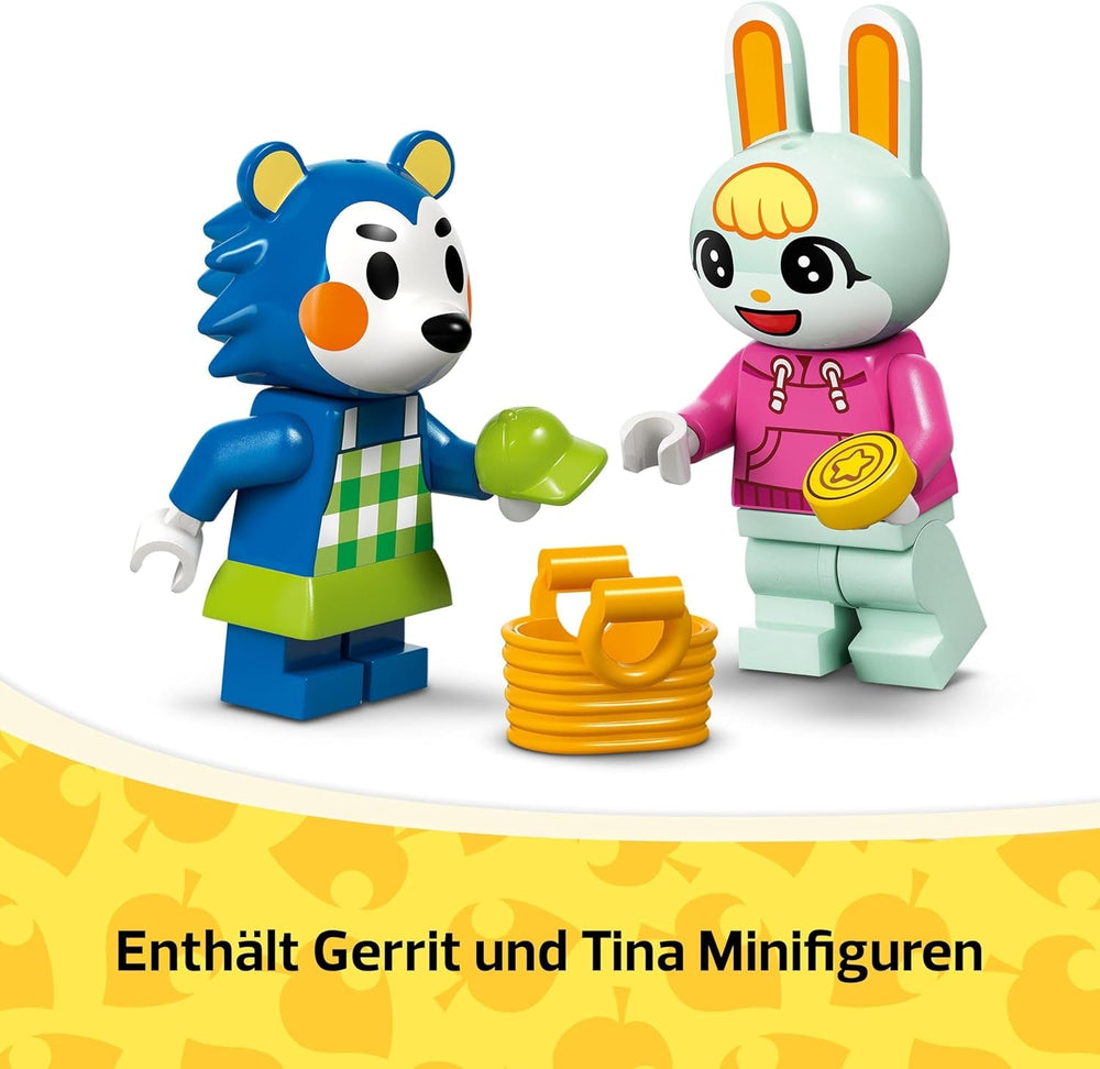 Kreativní stavebnice na hrdiny LEGO Animal Crossing Tailoring Sisters, dárek pro dívky, chlapce a fanoušky videoher od 6 let, dobrodružná sada 77055 Stavebnice Besuche den LEGO-Store