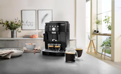 De'Longhi Magnifica S Smart ECAM 230.13.B Espressor complet automat cu spumator de lapte pentru cappuccino, espresso, cafea și cafea lungă, butoane de selecție directă și control rotativ, funcție 2 căni, negru