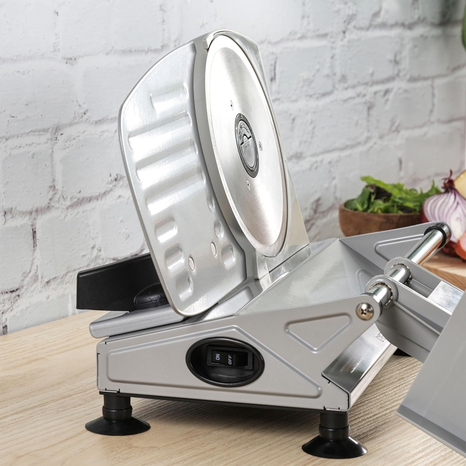 Petra PT4636VDE Multifunkční elektrický kráječ, tloušťka krájení 1-15 mm, 3 hladké nerezové nože Drtiče a kráječe Naty Shop