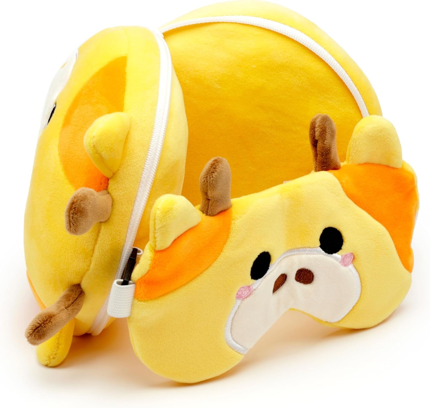 Puckator pernă girafă, EPS 93% poliester, 7% elastan, multicolor, mărime standard Perne calatorie Naty Shop