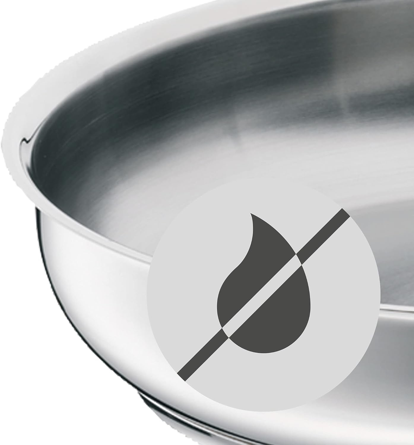 WMF Profi servírovací/pečící pánev 28 cm indukce, nerezová pánev Cromargan, nezakryté hrnce a pánve Naty Shop