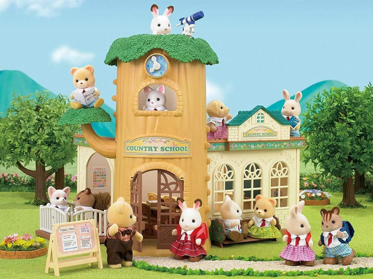 Sylvanian Families 5105 Școala Oak Grove - Set de joacă pentru casă de păpuși