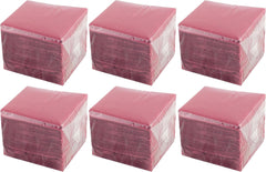 - 600 bucăți Șervețele de masă, Bordeaux, hârtie de unică folosință, Microstitch, 10 X 10 Cm (pliat) și 20 X 20 Cm (nepliat) - Ideal pentru evenimente de catering, baruri și petreceri