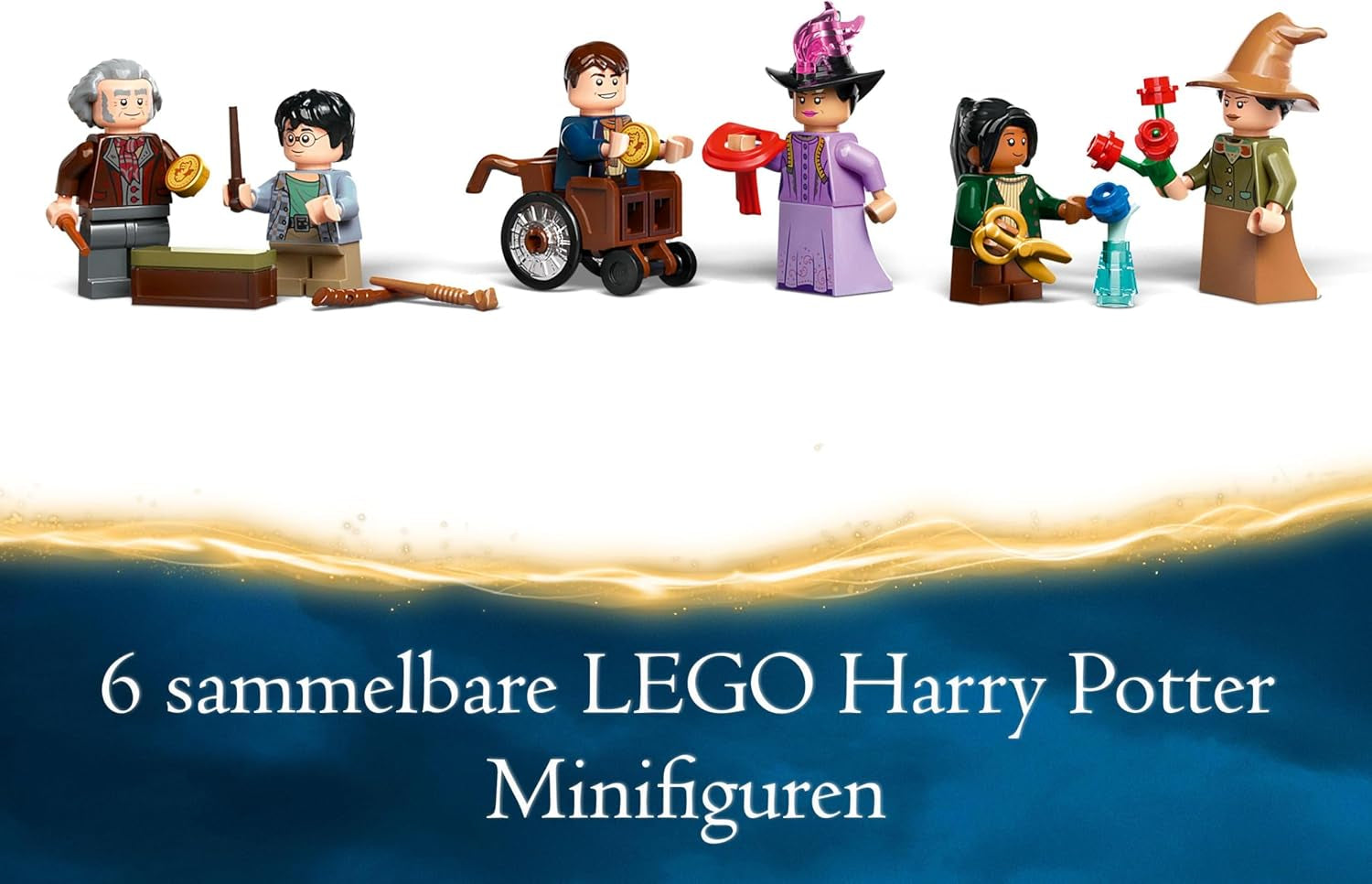LEGO Harry Potter Obleky Ollivanders & Madam Malkin, Lands Of Diagon Alley, Dětská herní sada, Kouzelnické hračky, Fantasy dárky pro dívky, kluky a fanoušky od 8 let 76439 Stavebnice Besuche den LEGO-Store