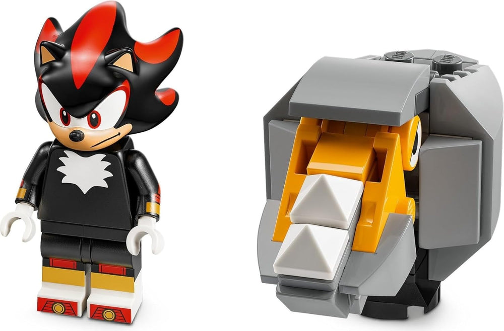 LEGO Sonic the Hedgehog Shadow the Hedgehog Escape Hračka Motocykl a videohra Sada figurek Dárek pro hráče a fanoušky 8letá fanouškovská položka pro chlapce a dívky 76995 Stavebnice Besuche den LEGO-Store