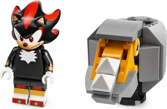 LEGO Sonic the Hedgehog Shadow the Hedgehog Escape Hračka Motocykl a videohra Sada figurek Dárek pro hráče a fanoušky 8letá fanouškovská položka pro chlapce a dívky 76995 Stavebnice Besuche den LEGO-Store