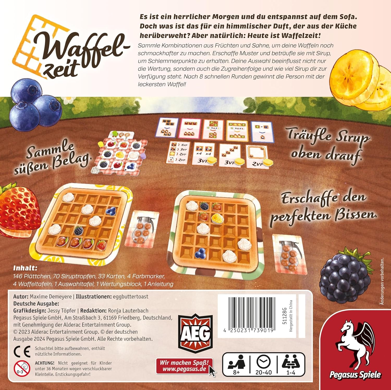 Pegasus Games Waffle Time, 4032 kubických centimetrů