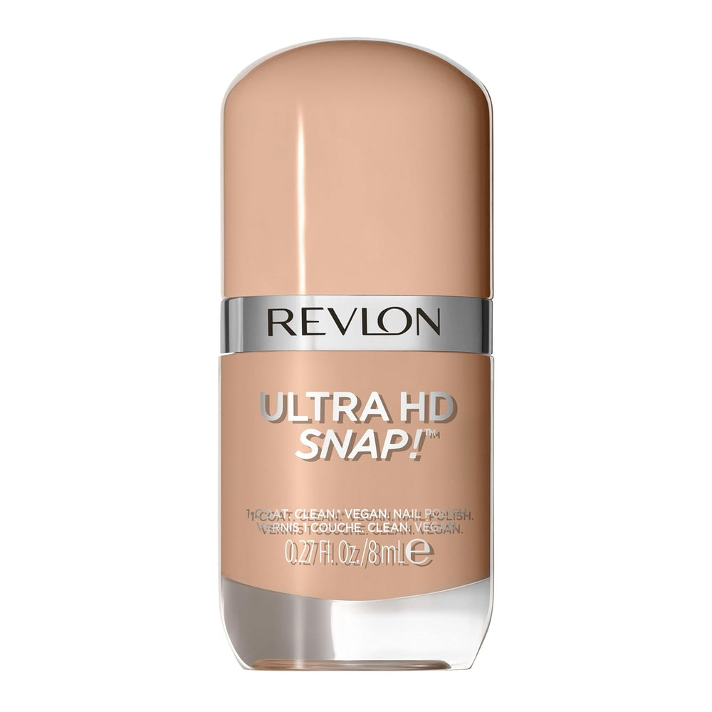 Revlon Ultra HD Snap Lak na nehty Dlouhotrvající veganské složení Rychle schnoucí jedna vrstva Plná krycí barva (8 ml) Hot Stuff (007) Unisex
