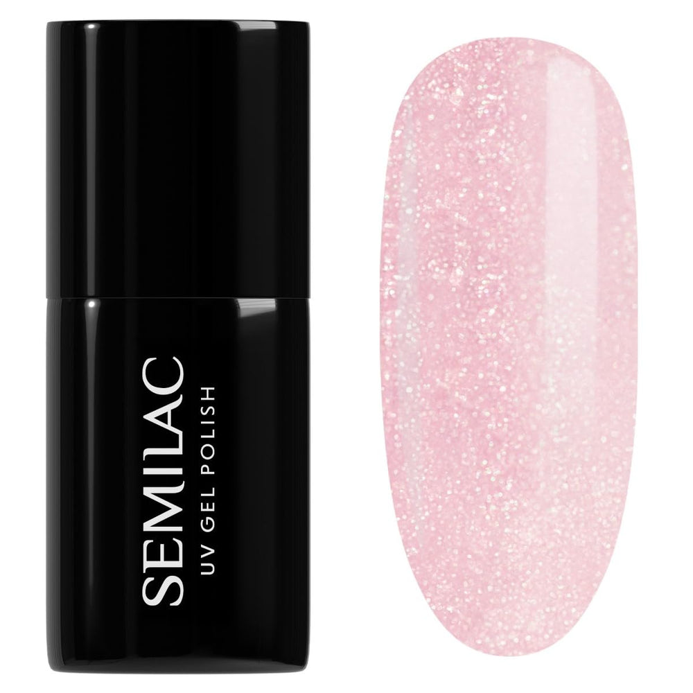 Semilac UV Nagellack Hybrid 404 Black Beans Muffin 7ml Kollektion Tastes of Fall