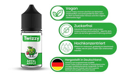 Twizzy, Koncentrované jablečné aroma, 30 ml Aromas Naty Shop