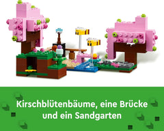 LEGO Minecraft Cherry Blossom Orchard Toy Garden k prozkoumání se Sunny, Snifferem, Zombie a Bees Dárek pro hráče pro chlapce a dívky 8 let 21260 Stavebnice Beuche den LEGO-Store