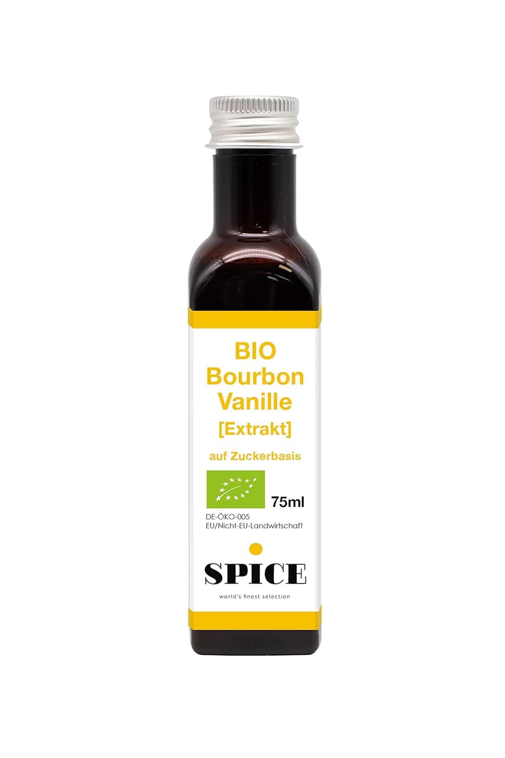 SPICE BIO Extract de vanilie Bourbon, 75 ml Arome Naty Shop