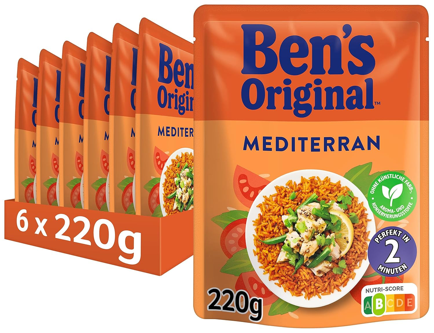 BEN'S ORIGINAL™ Mediterranean Express Rýže 6 x 220 g