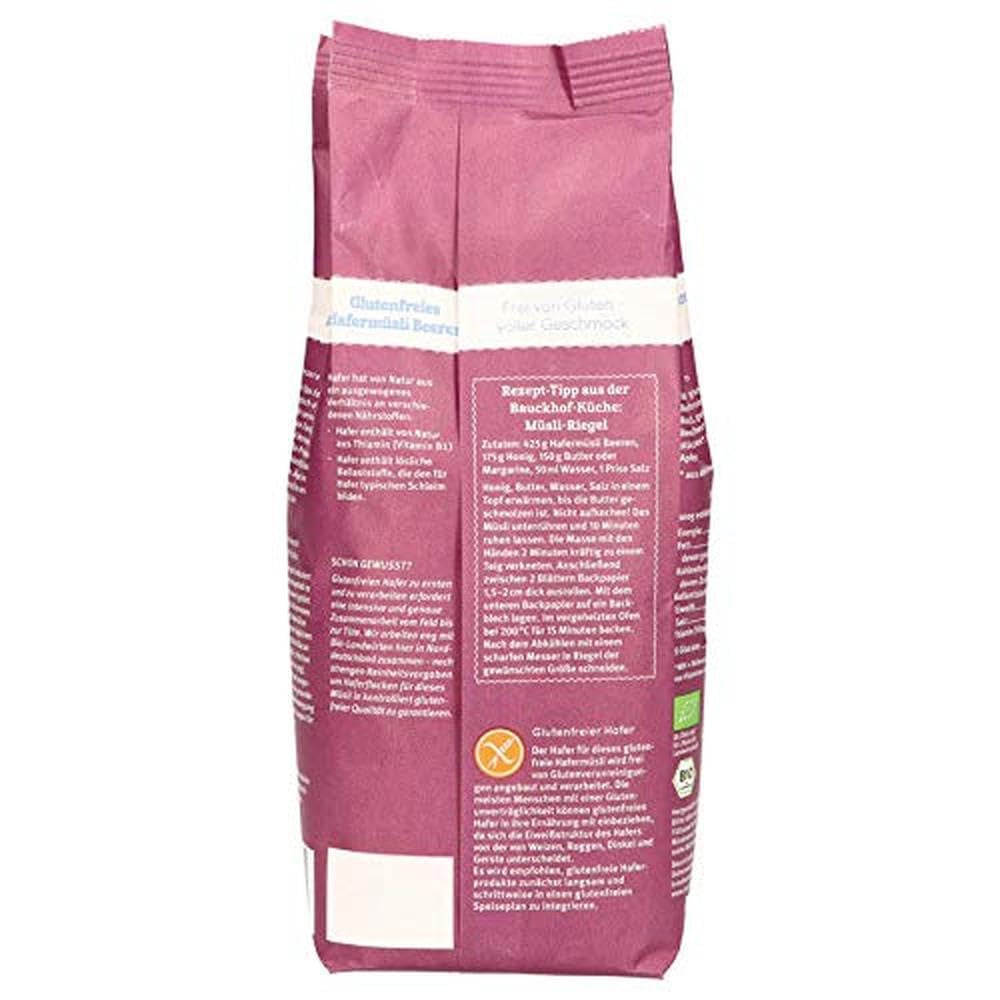 hof ovesné müsli s lesním ovocem, bezlepkové (425 g) - Bio