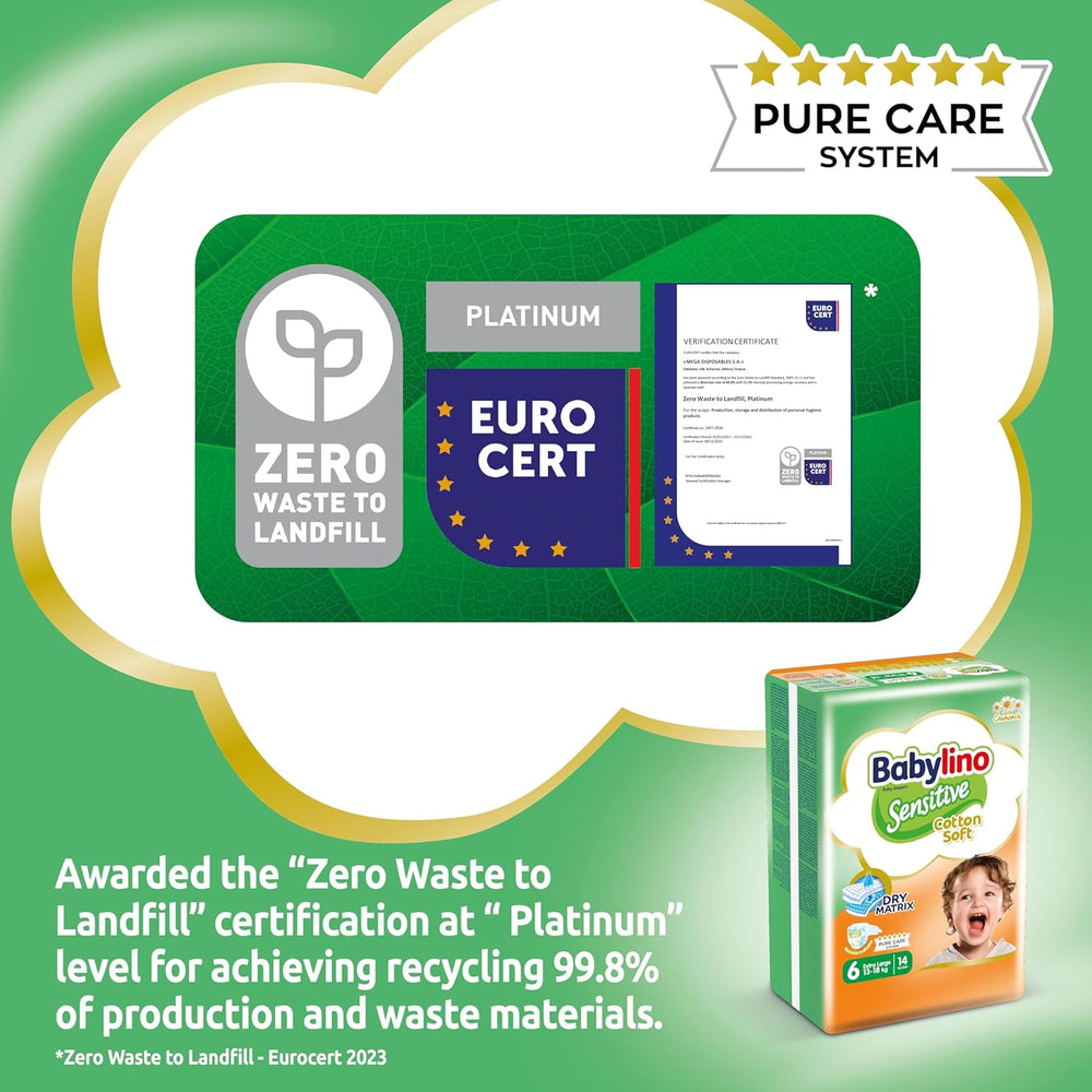 Pleny pro citlivá miminka, velikost 6, extra velké (13-18 kg), 114 plen