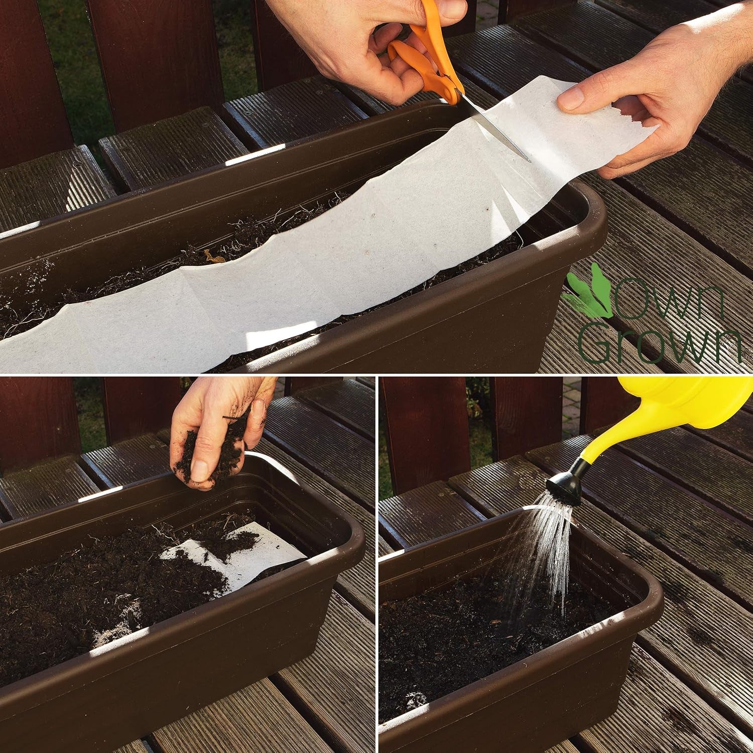 Barevný balkónový květinový mix – 2 prémiové balkónové podložky se semeny květin Snadno se pěstují letní květiny a semena divokých květin z vlastních vypěstovaných jednoletých semen šetrných k hmyzu