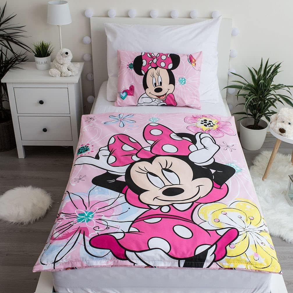 Set lenjerie de pat pentru copii Minnie Mouse, bumbac Lenjerie de pat - copii Naty Shop