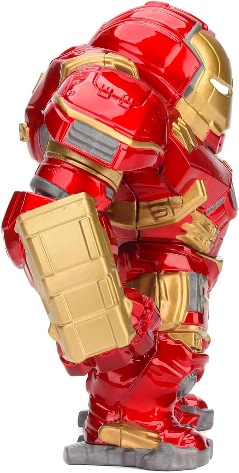 Figurka Jada Toys Marvel Hulkbuster & Ironman, Otevřená a zavřená helma, Sběratelské figurky, Sada, Odlitek, Červená, Velikost: 6" Hulkbuster & 2" Ironman Akční figurky Naty Shop