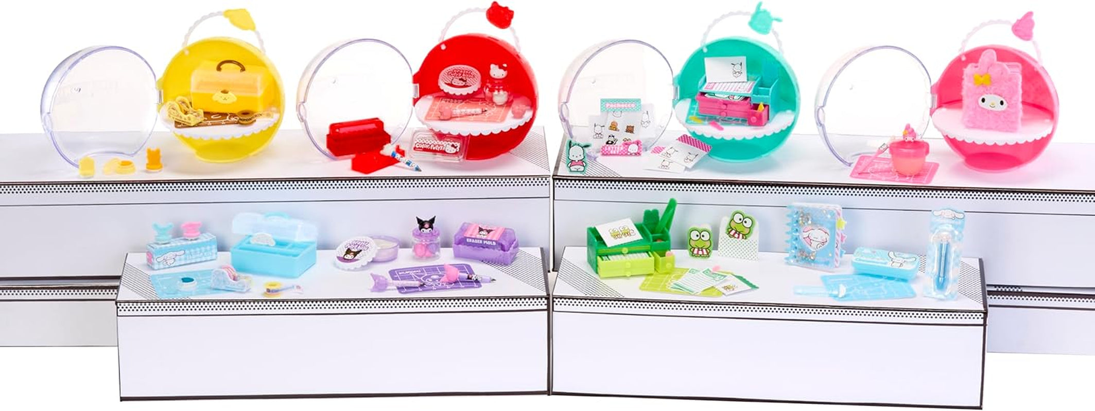 Miniverse MGA Make It Mini Hello Kitty and Friends Seria 3 – Mini obiecte de colecție, Sanrio, replici retro de papetărie, artizanat, DIY, pentru colecționari și copii cu vârsta de 8 ani și peste