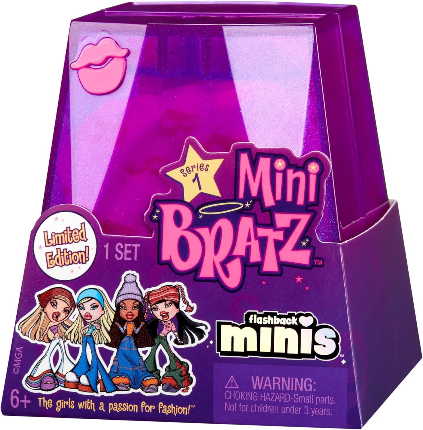 Păpuși Bratz Miniverse MGA's Y2K Nostalgia Flashback Minis Ediție Limitată - PACHET SURPRIZĂ - 2 păpuși Bratz Mini și ambalaj de prezentare - Cadou excelent pentru copii și colecționari cu vârsta de peste 6 ani