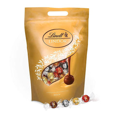 Lindt, mega balení, přibližně 160 čokoládových kuliček, různý sortiment, 2 kg čokoládové bonbóny Naty Shop