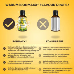 Ironmaxx Flavored Drops - Bez kalorií a bez cukru, 50 ml Flavors Naty Shop