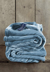 Pohodlná přikrývka, polyester, modrá, 150 x 200 cm Postele a přikrývky De Witte Lietaer