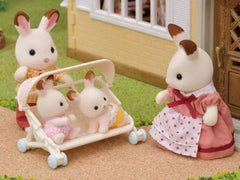 Kočárek Sylvanian Families L5533 Triplets - Dollhouse Playset Naty Shop Dolls