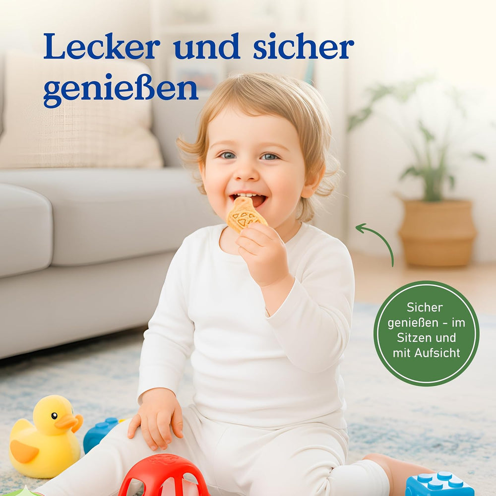 Alete Organic Crunchy Biscuits with Alac (4 x 125g) - Křupavé Alac sušenky pro kojence, bez palmového oleje, od 10 měsíců