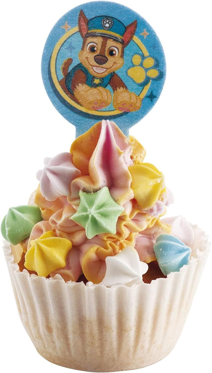 Dekora, Dekorapin Paw Patrol Jedlé ozdoby na dort, 20 jedlých papírových oplatek - 6,5 X 4 cm Naty Shop