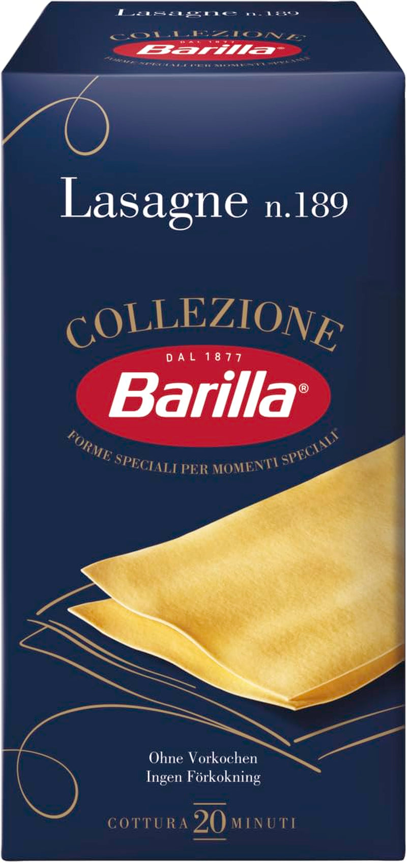 Barilla Collezione Lasagne Těstoviny z tvrdé pšenice, vždy al dente, 500g