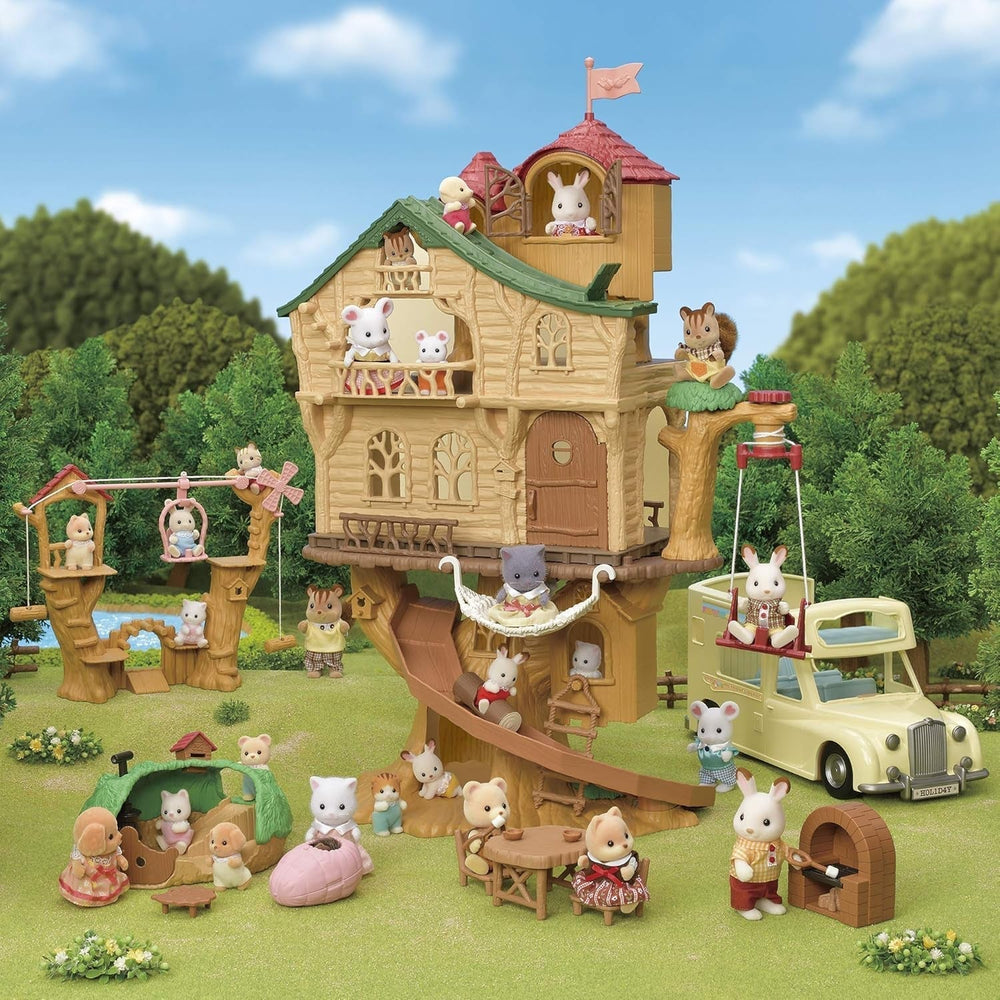 Sylvanian Families 5494 Adventure Tree House - Hrací sada Domeček pro panenky Domky pro panenky Naty Shop