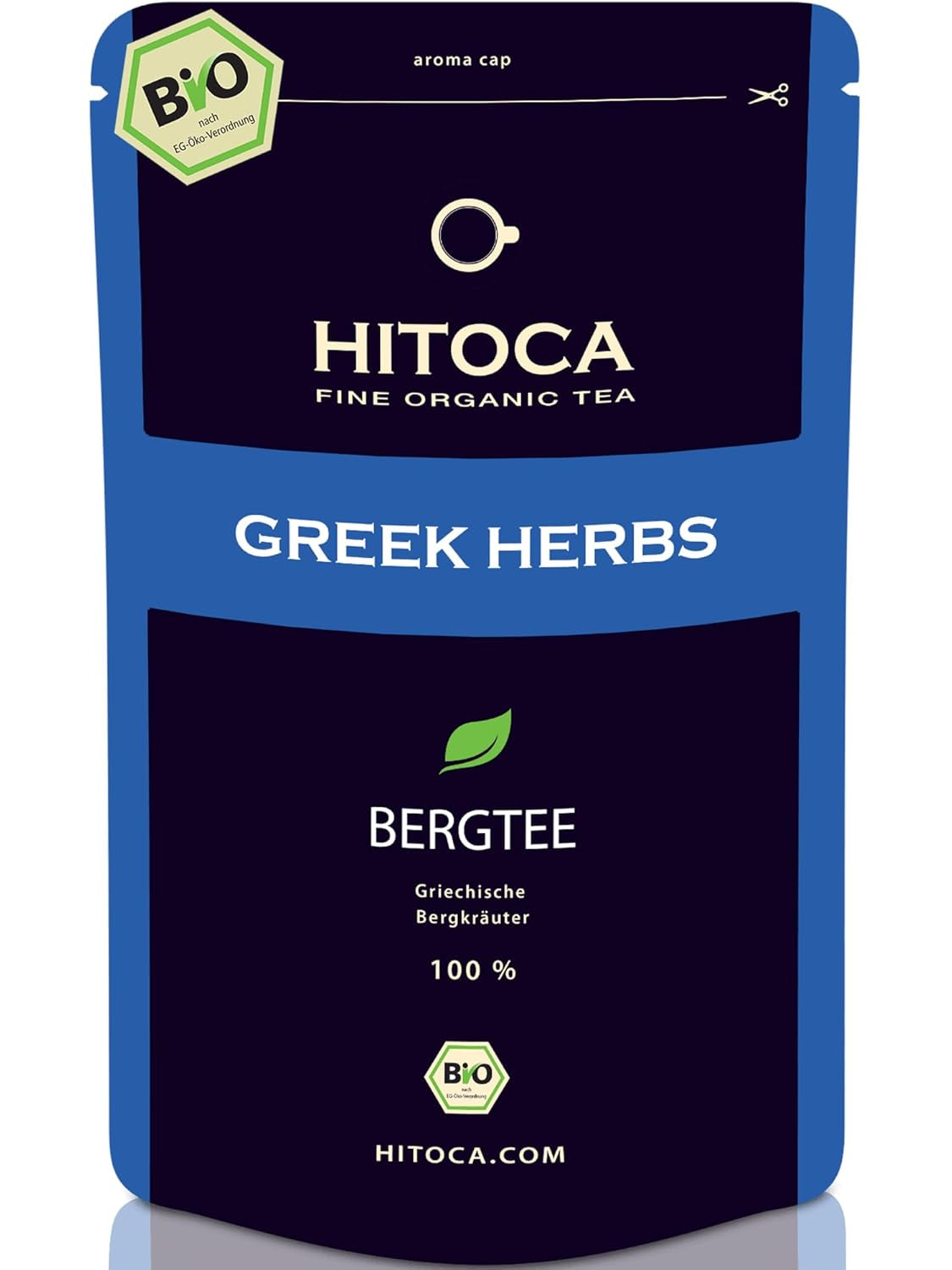 HITOCA® Ceai organic de ghimbir și lămâie - Ceai verde răcoritor în frunze de ceai cu ghimbir și lămâie