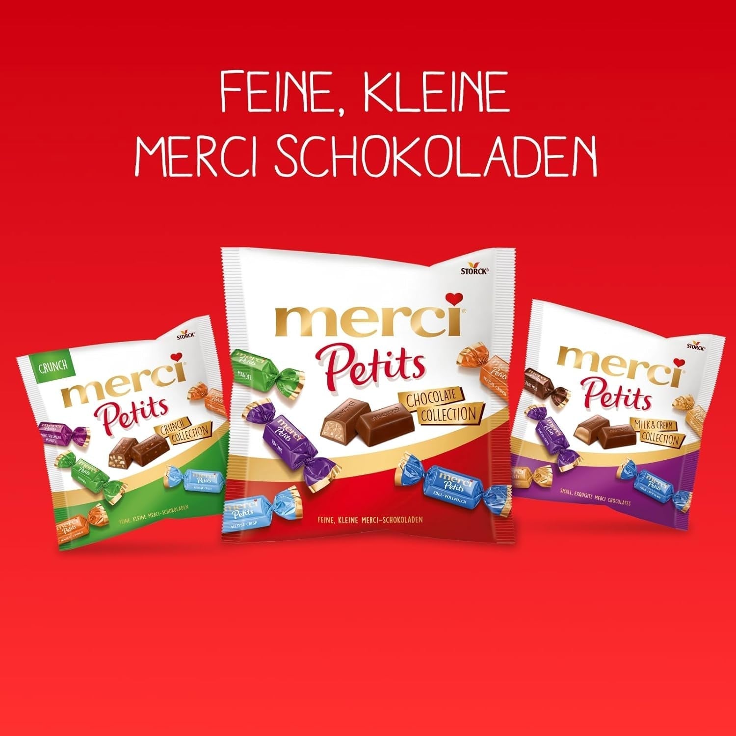 Merci Petits Chocolate Collection - Mix de specialități de ciocolată Bomboane de Ciocolata Naty Shop