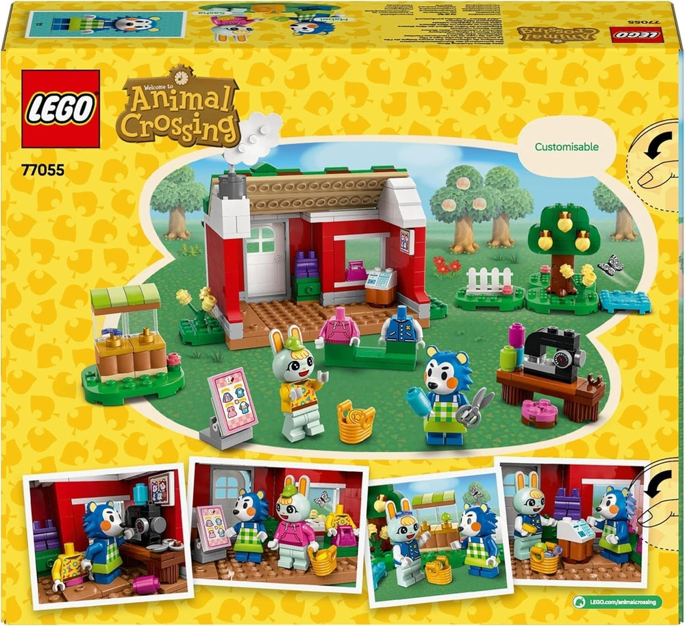 Kreativní stavebnice na hrdiny LEGO Animal Crossing Tailoring Sisters, dárek pro dívky, chlapce a fanoušky videoher od 6 let, dobrodružná sada 77055 Stavebnice Besuche den LEGO-Store