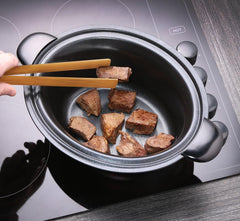 Pomalý hrnec Russell Hobbs, 3,5 l nepřilnavý, nerezová ocel, 3 nastavení teploty a funkce udržování teploty, 160W pomalý hrnec Naty Shop