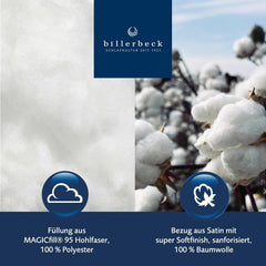 Billerbeck E22 Wash-Star UNO přikrývka - celosezónní přikrývka - 135 X 200 cm - přikrývka z vláken - Magicfill® - dutá vlákna, 100% polyester - s Eco Wash-Egg Přikrývky a přikrývky Naty Shop