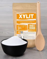 Prémiový xylitol se sladící silou 1:1 v porovnání s cukrem, 1kg sladidel Naty Shop