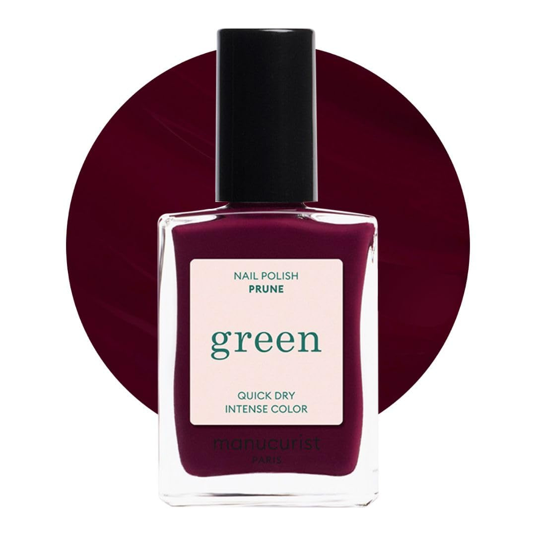 Manucurist Green - Rosy Beige Shell Beige Lak - Rychleschnoucí lak na nehty - DIY Nails - Vegan 12-Free - Rostlinná báze - Lak na nehty - Vyrobeno ve Francii