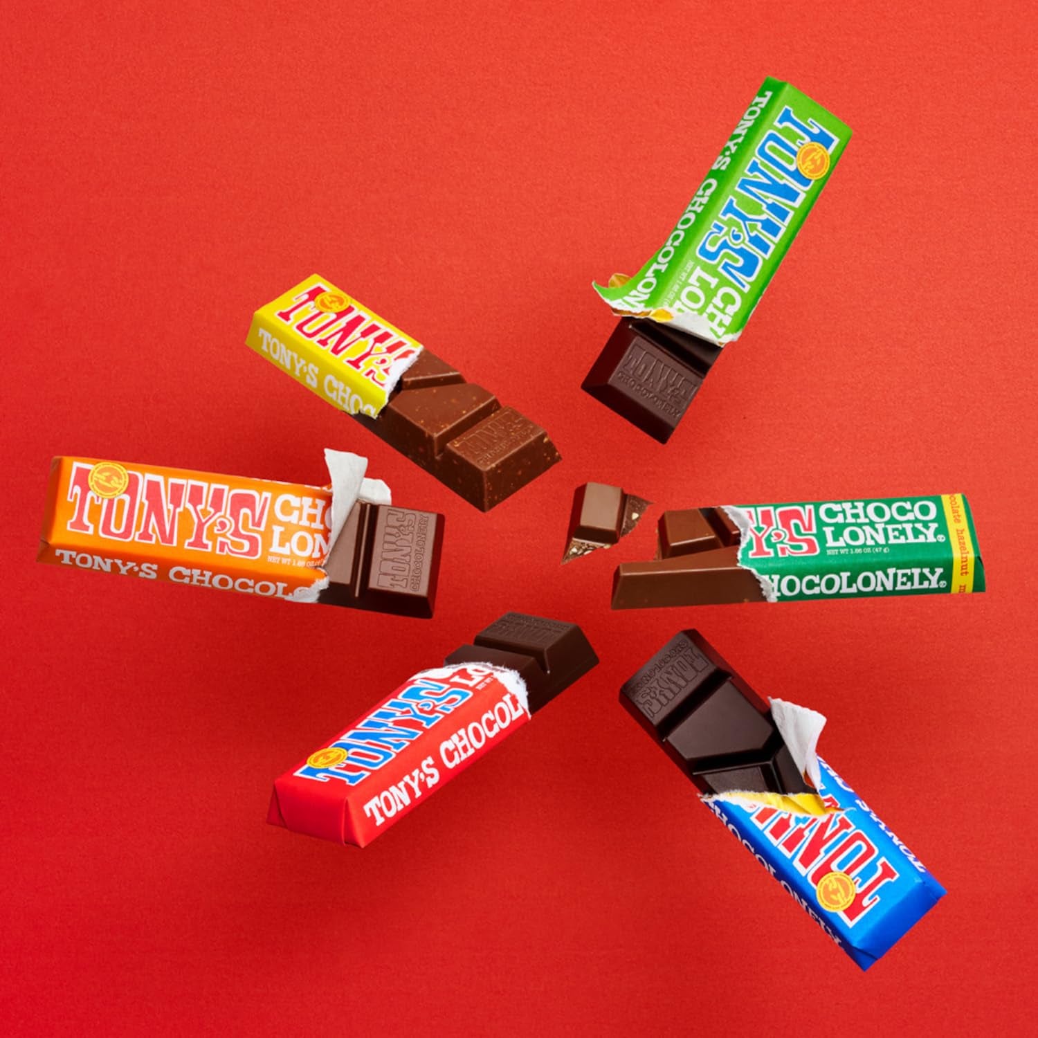 Tony's Chocolonely, mléčná čokoláda s karamelem a mořskou solí 47g