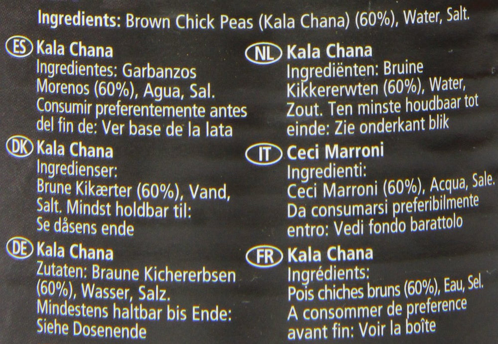 - Hnědá cizrna (konzerva), balení 12 ks (12 x 400 g)