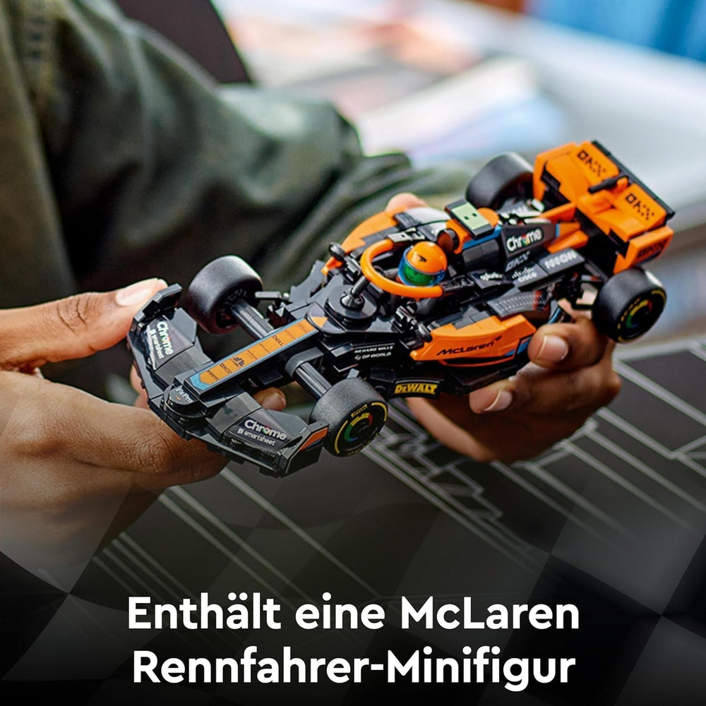 LEGO Speed Champions Mclaren Formula 1 Závodní auto 2023, Hračka pro kluky a dívky od 9 let, kteří si rádi hrají samostatně, Sestavitelný model vozidla, Dekorace dětského pokoje 76919 Stavebnice Besuche den LEGO-Store