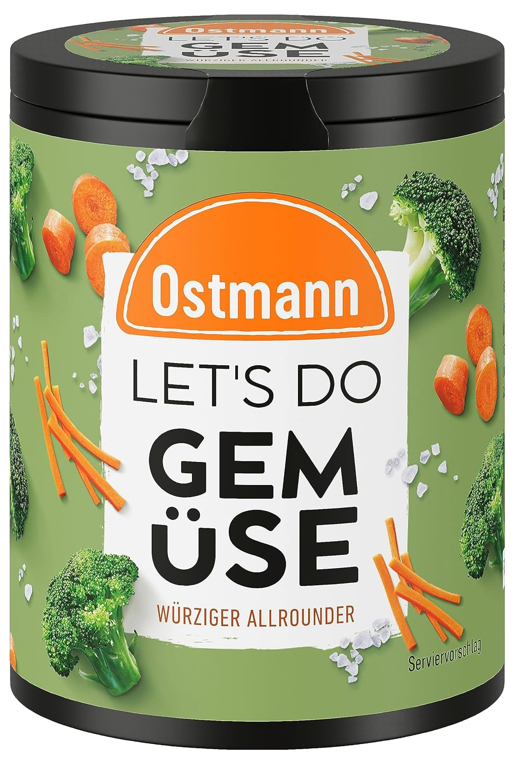 Ostmann Gewürze - Let's Do Fisch Allrounder | Gewürzsalz für Bratfisch, Flammlachs und Meeresfrüchte | Würziger Allrounder s hořčicí, citronem a koprem | 85 g v recyklované tyči Metalldose