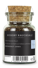 Ankerkraut Hickory Rauchsalz, echtes Rauchsalz aus den USA, 75 g v Korkenglas