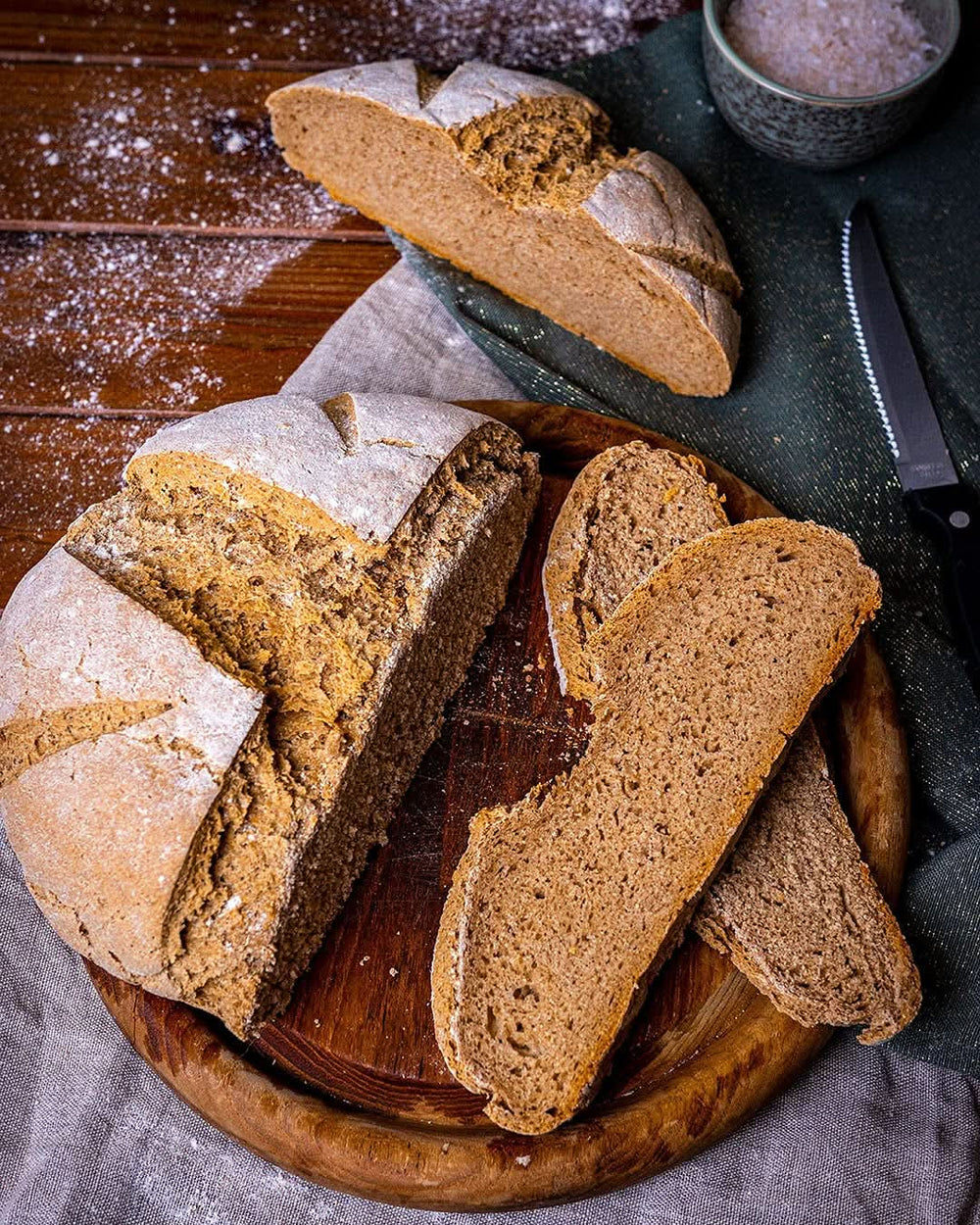 RUF Rye Sourdough Liquid, tekutý extrakt na chlebové těsto a rohlíky, Kvásek, žitný a celozrnný chléb, 170 gramů Kitchen Naty Shop